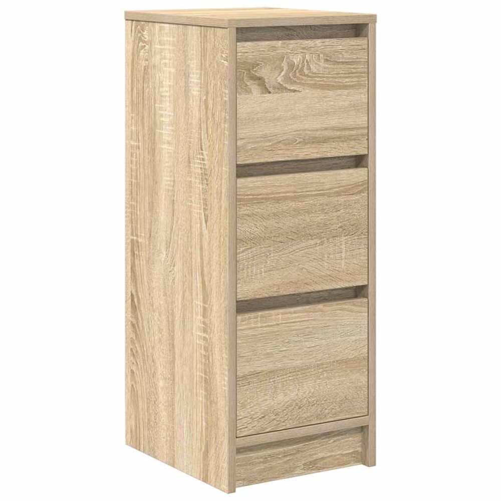 Buffet chêne sonoma 29,5x34x76 cm bois d'ingénierie