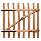 Portillon de clôture bois de noisetier imprégné 100x100 cm