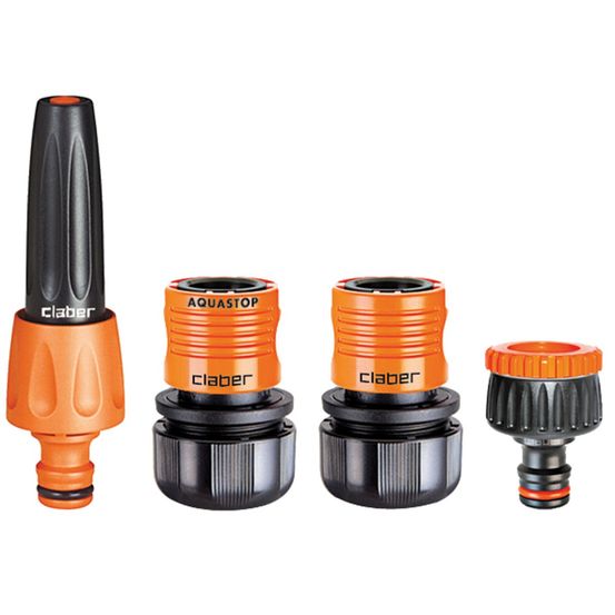Kit arrosage 4 pièces raccord rapide 15mm1/2