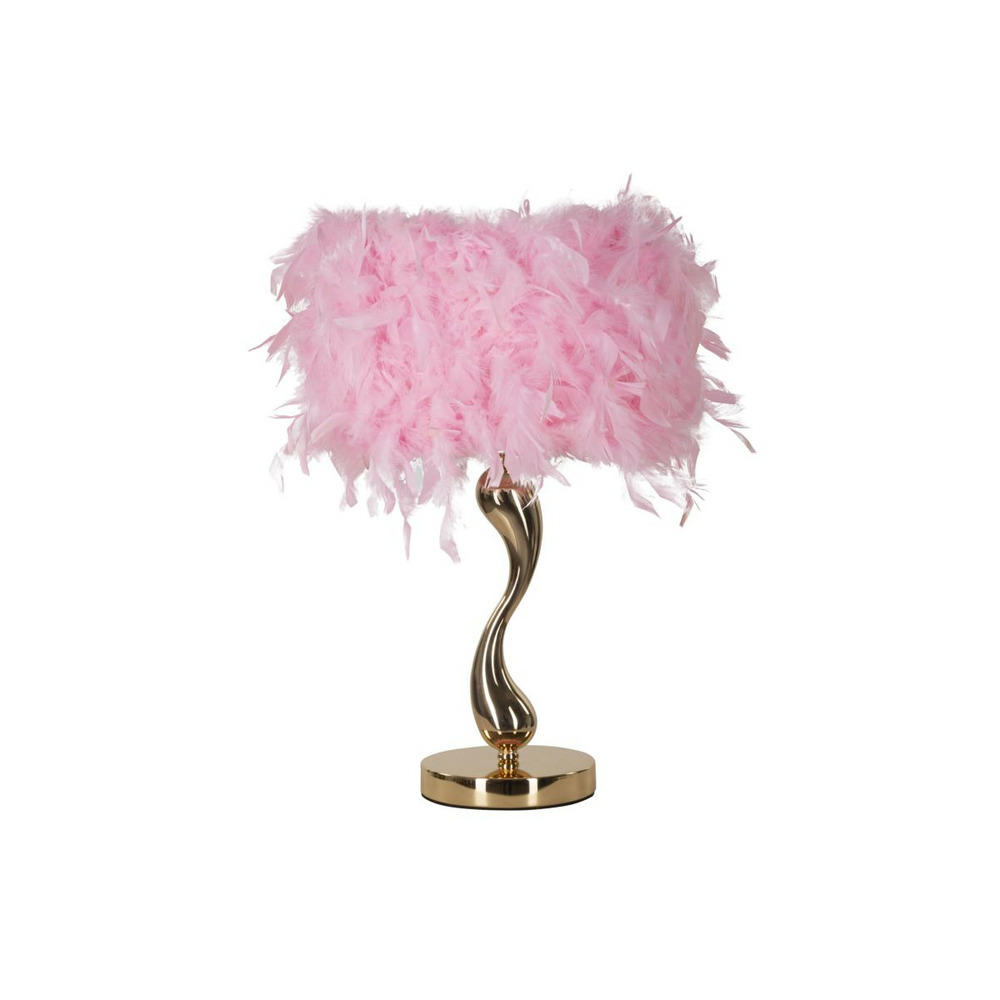 Lampe à poser imitation plume 