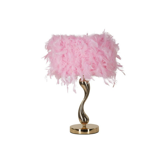 Lampe à poser imitation plume