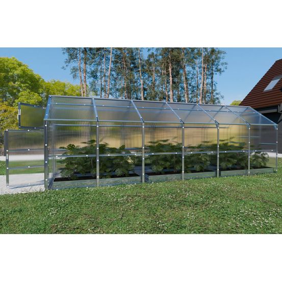 Serre en polycarbonate bernard 14,1m² (2,35x6m), 6mm