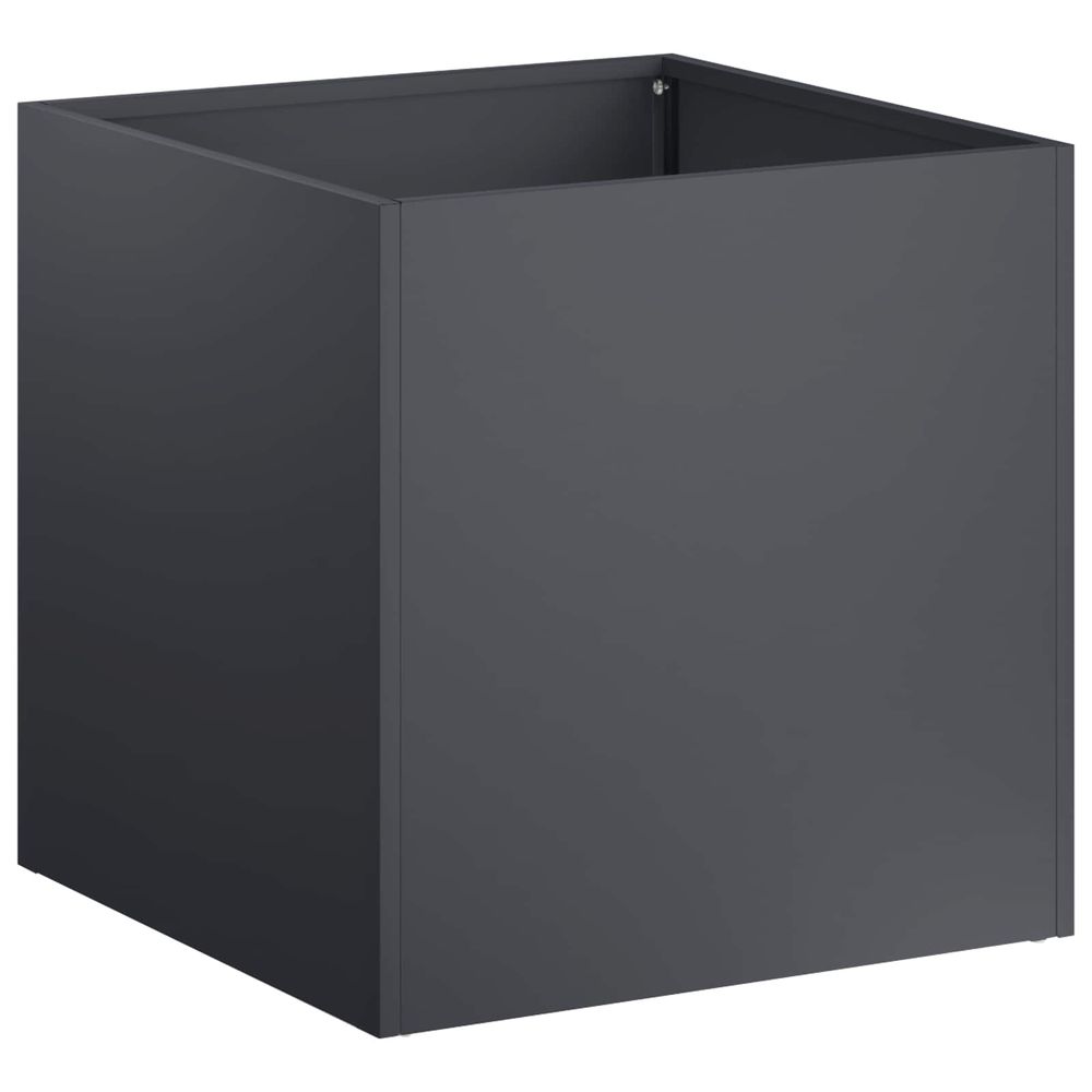 Cache-pot de jardin anthracite 35 x 35 x 35 cm