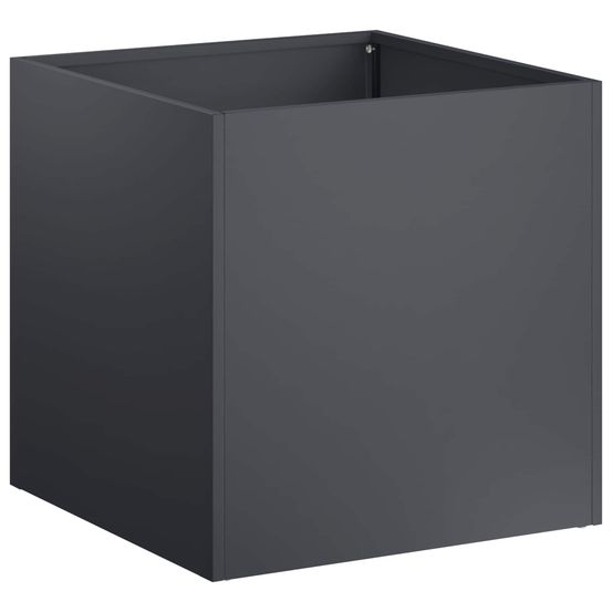 Cache-pot de jardin anthracite 35 x 35 x 35 cm