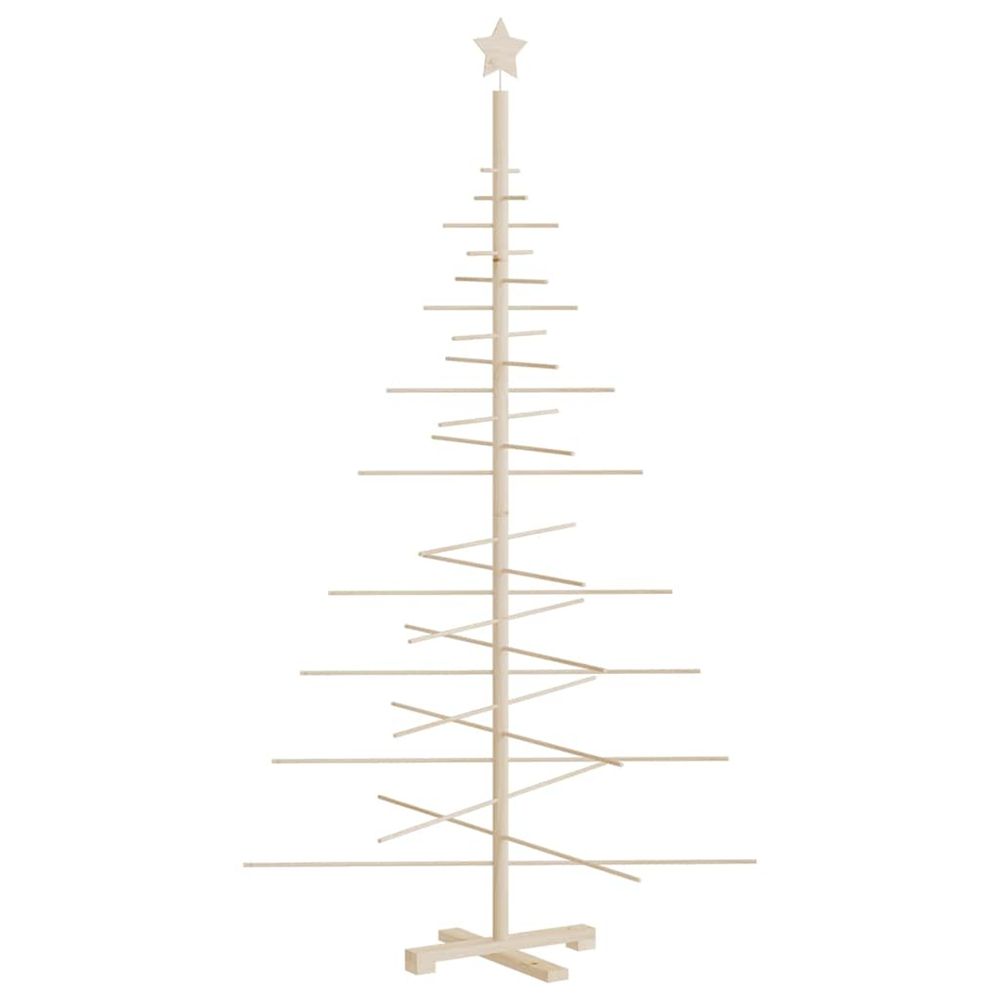 Arbre de noël en bois bambou naturel non fini
