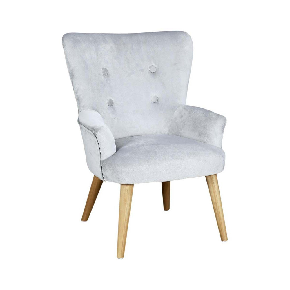 Fauteuil enfant en velours helsinki