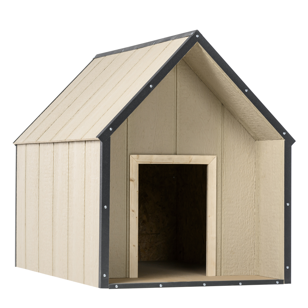 Lp smartside niche pour chien - niche en bois pour chiens de grande taille, 80 x 118 x h94 cm, taille l – timbela m972-1