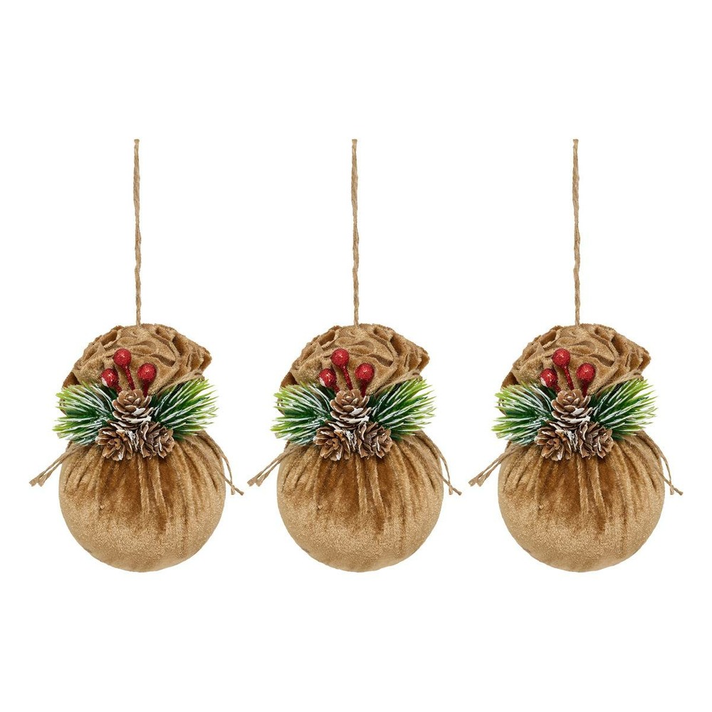 Bdn plf x3 velours marr 80mm