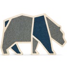 Planche à gratter blue bear 84x54 cm bois