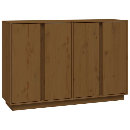 Buffet bahut commode armoire meuble de rangement organisateur cuisine salle de séjour salon 120 x 35 x 80 cm bois massif de p