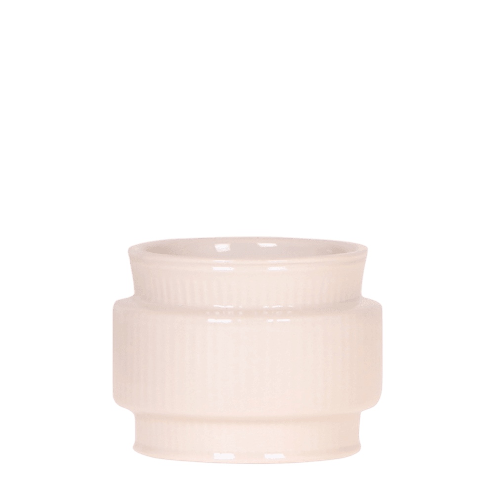 Cache-pot allure blanc - ø6 cm