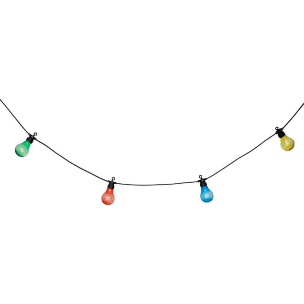 Guirlande lumineuse à led 10 ampoules 5m multicolore