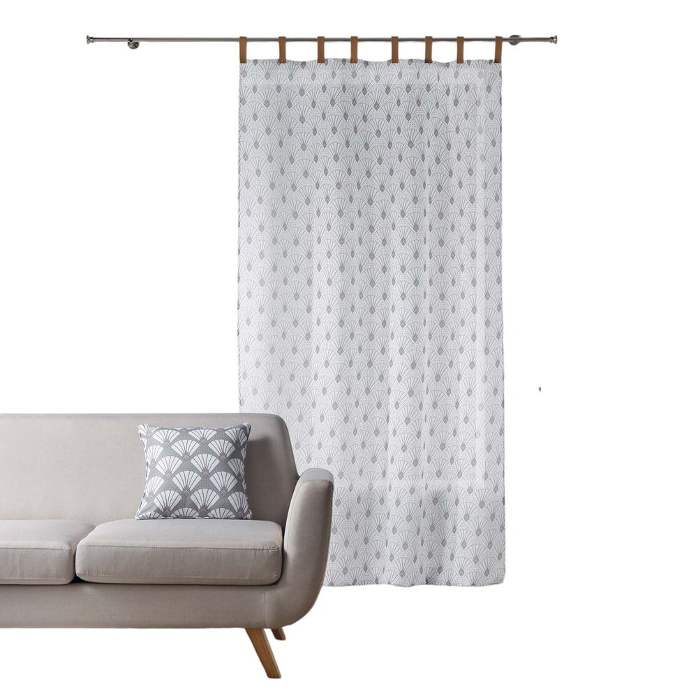 Panneau rideau voile sable collection art deco chic