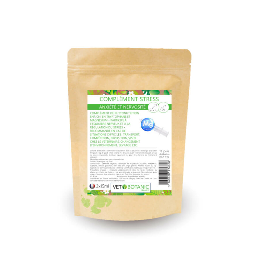 Complement anti stress chien et chat - anxiété et nervosité