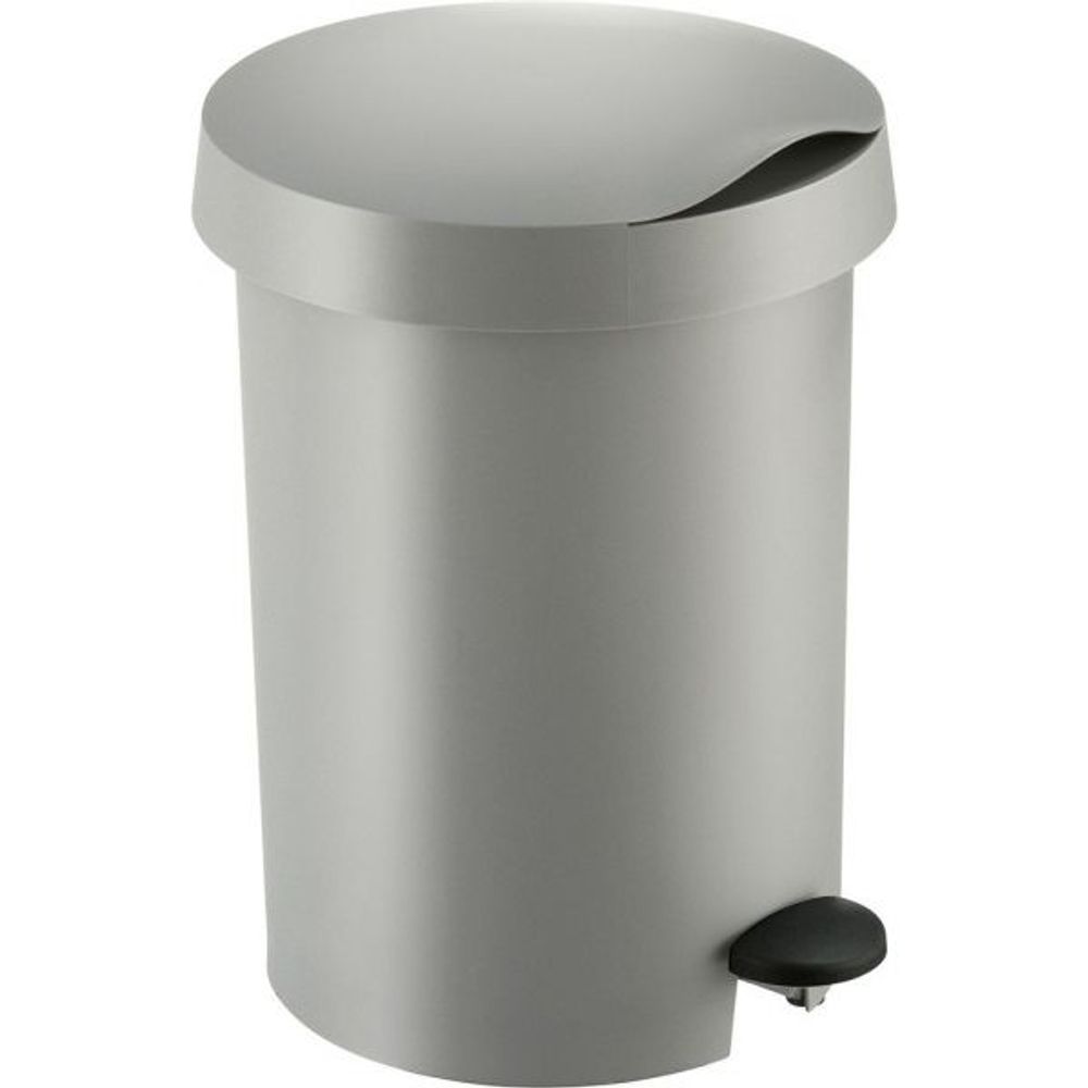 Poubelle à pédale 5l zodiac gris
