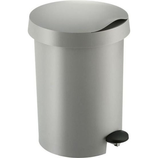 Poubelle à pédale 5l zodiac gris