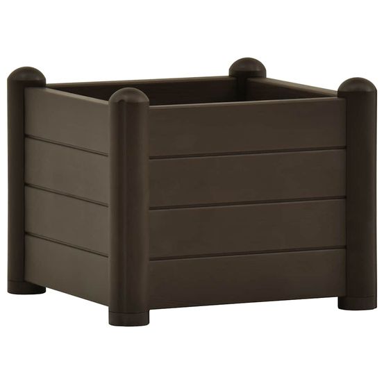 Lit surélevé de jardin pp moka 43x43x35 cm