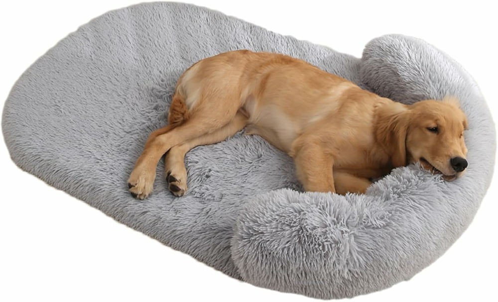 Panier chien orthopedique gris clair s