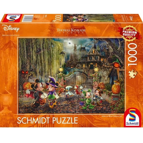 Puzzle mickey et minnie fêtent halloween 1000 pcs