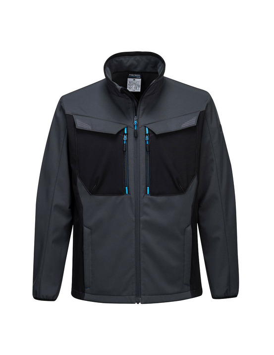 Softshell wx3 couleur : gris métal taille s - portwest