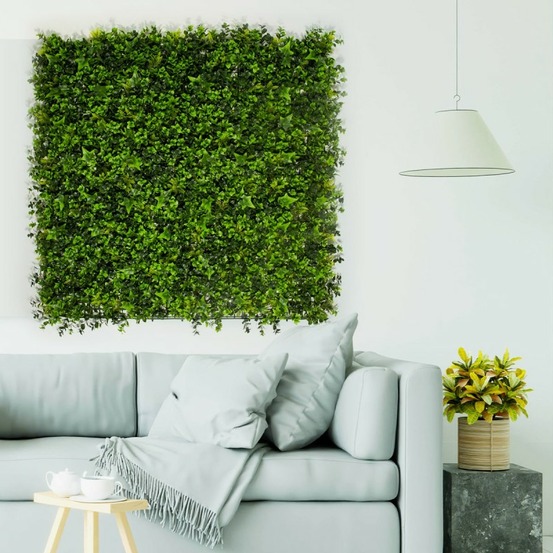 Feuillage artificiel lierre – 1 m × 1 m – aspect naturel et pose facile