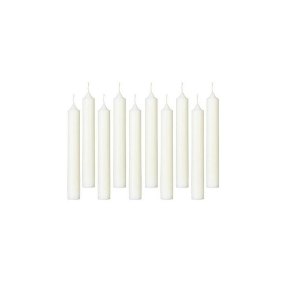 Lot de 10 bougies bâton