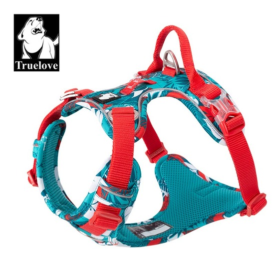 Harnais country plus + speciale edition camouflage harnais chien dressage - XL : 81 - 100 cm - Camouflage bleu & rouge
