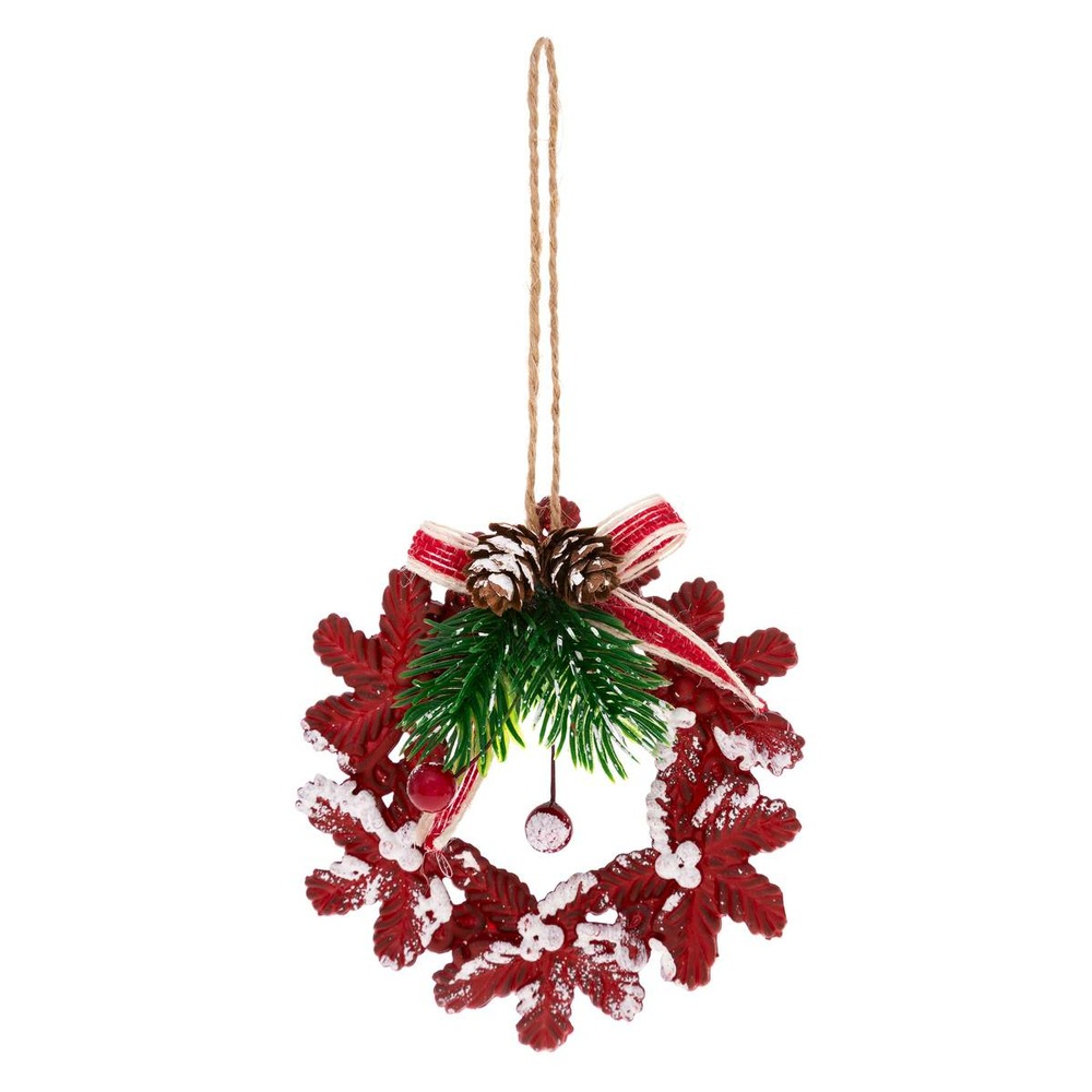 Sujet de noël couronne/flocon