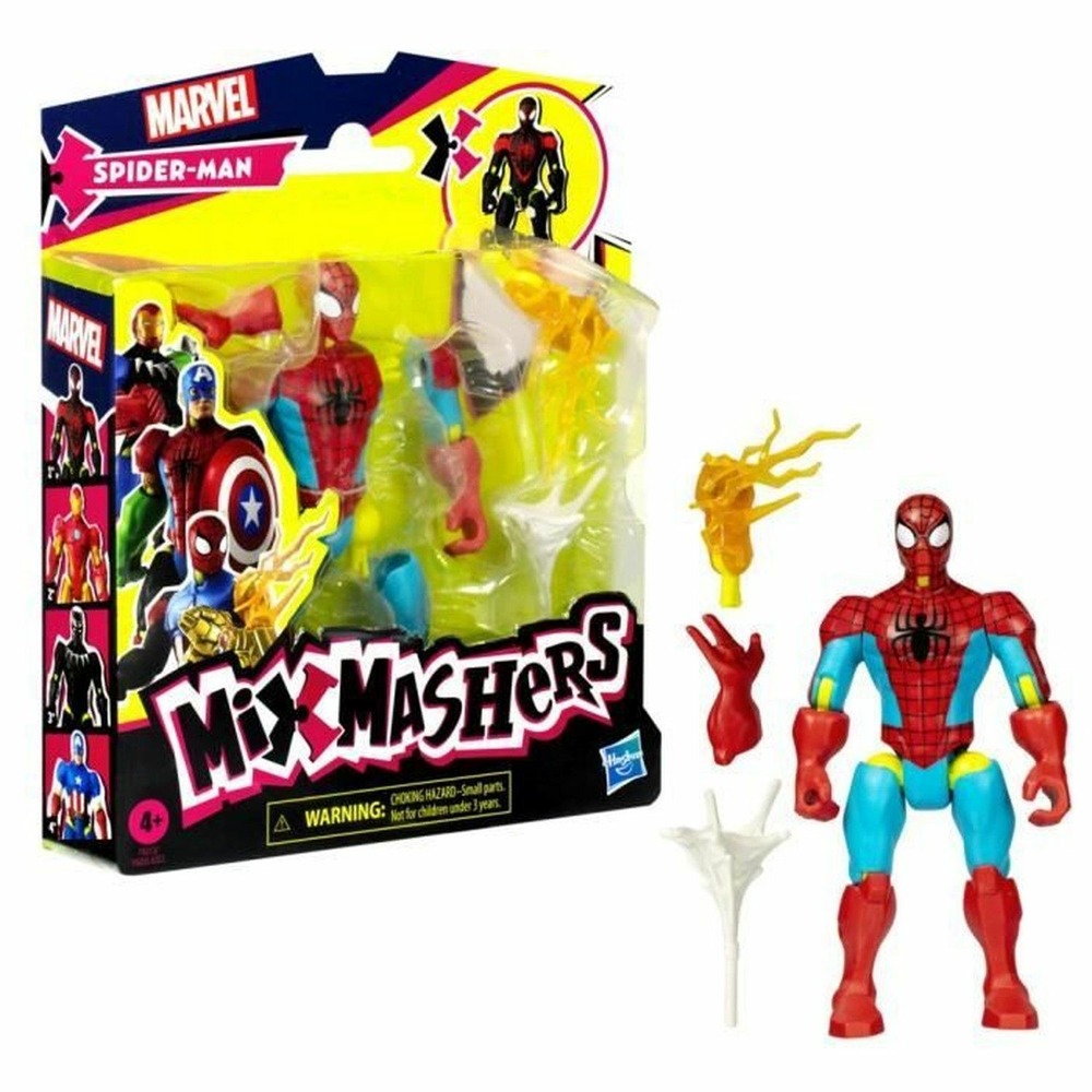 Figurine mixmashers spiderman 12 cm personnalisable à mélanger et combiner