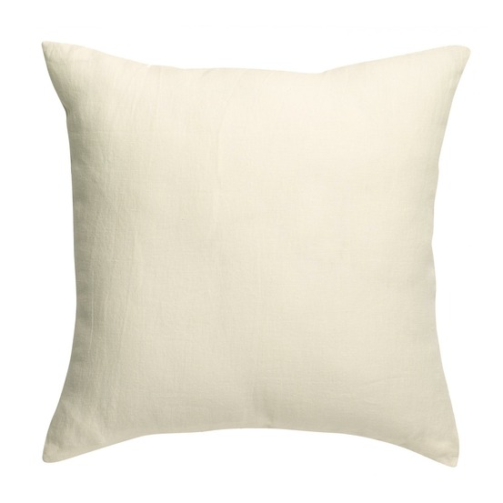 Coussin uni zeff craie 45 x 45 cm