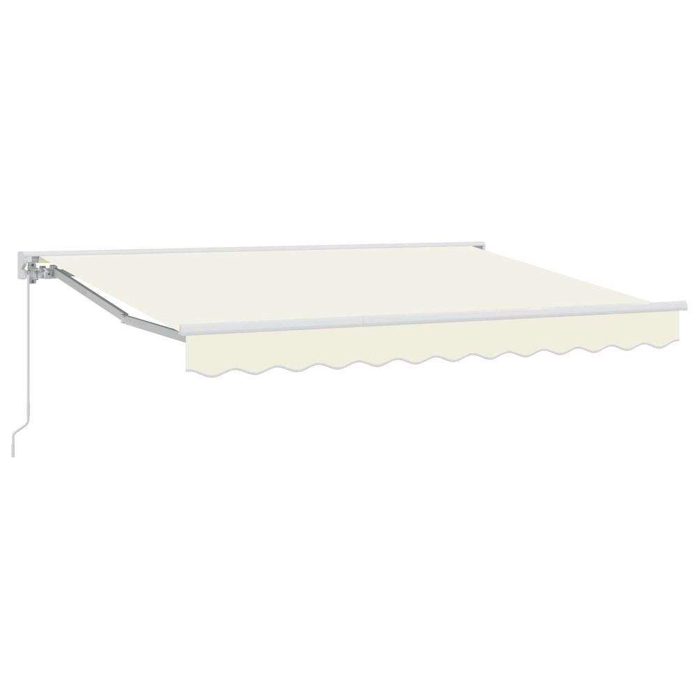 Auvent rétractable manuel crème 3 x 2,5 m