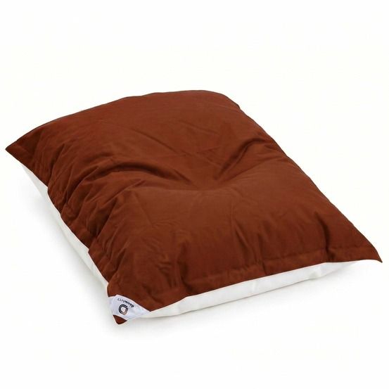 Housse pour pouf géant xxl 180x140cm flottant pour piscine - terracotta