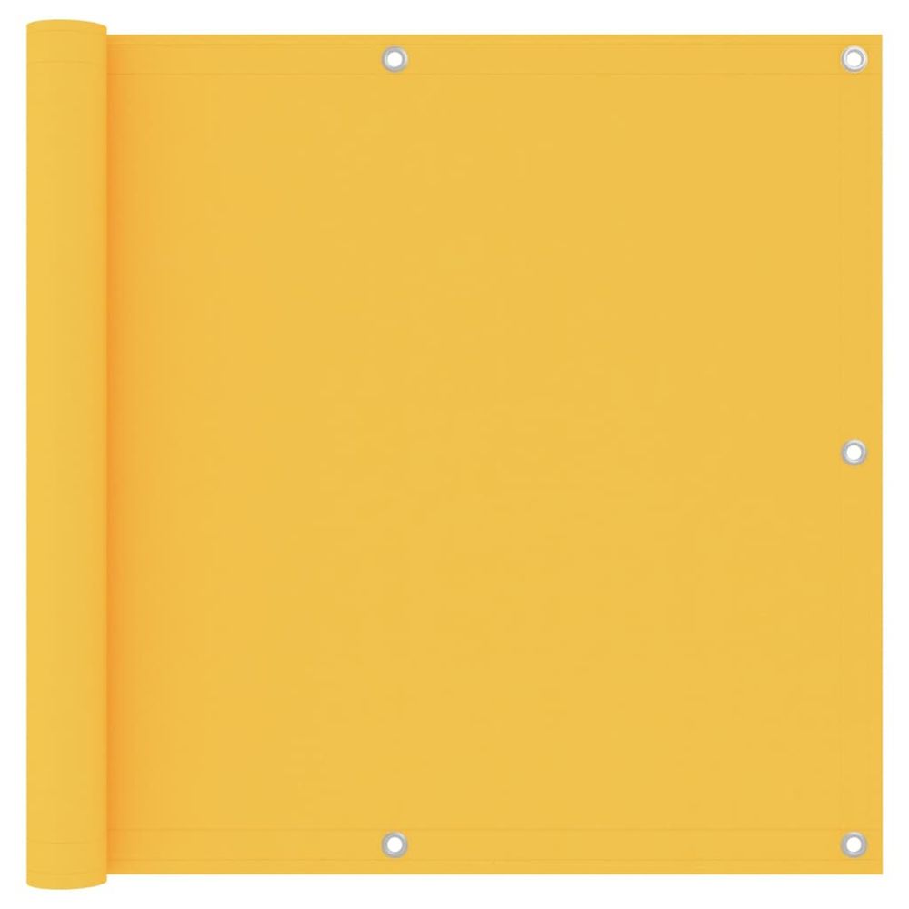 Écran de balcon jaune 90x600 cm tissu oxford