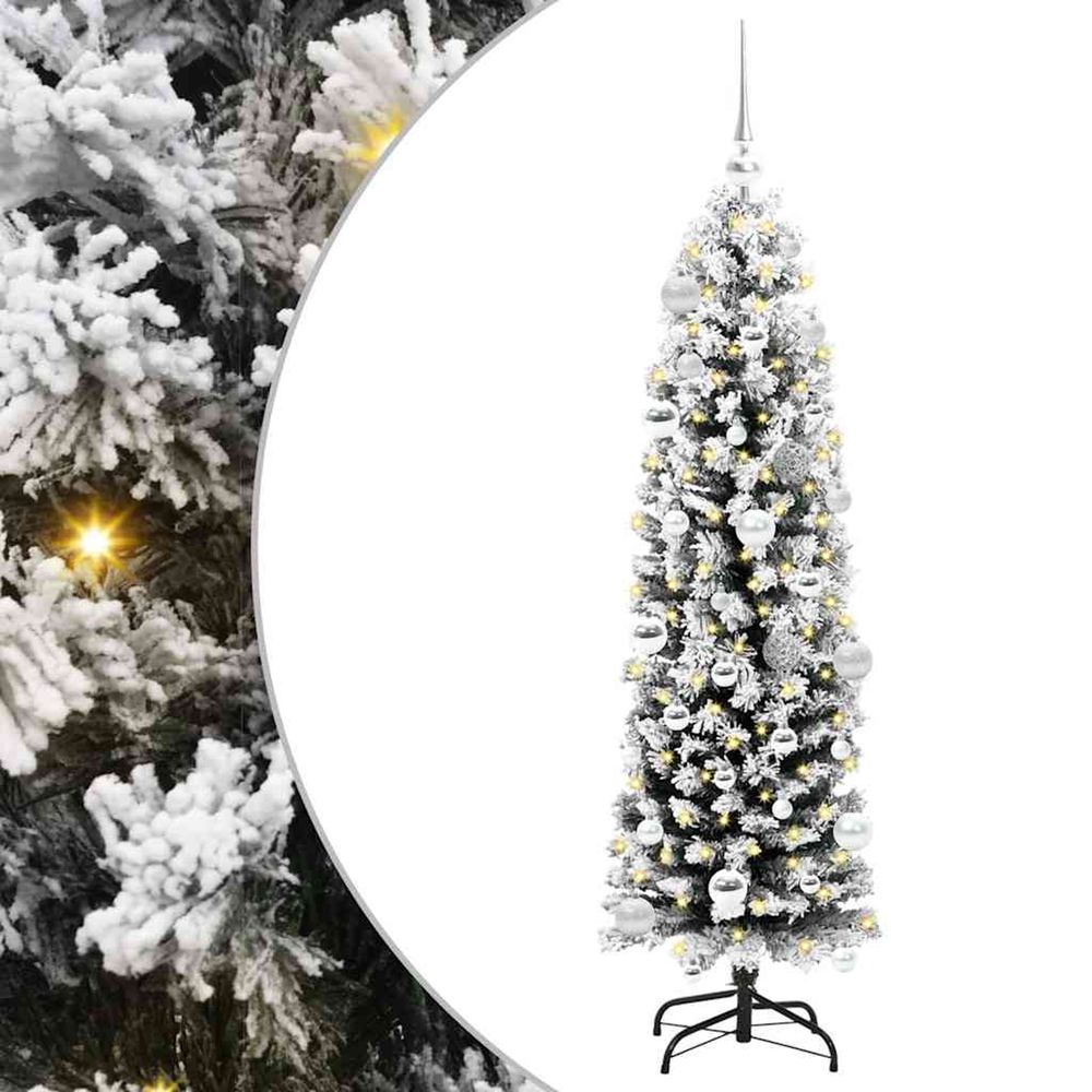 Sapin de noël artificiel vert 150 cm pvc et acier et plastique