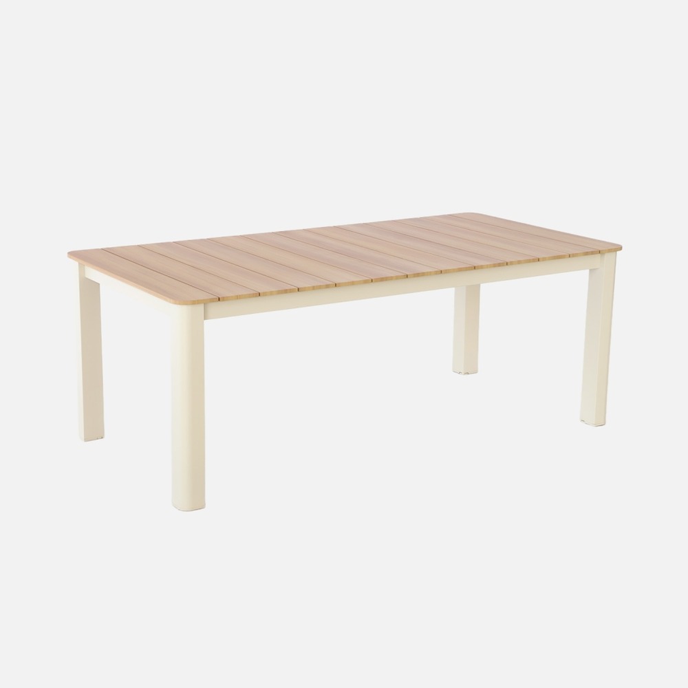 Table de jardin aluminium 8 places - edera