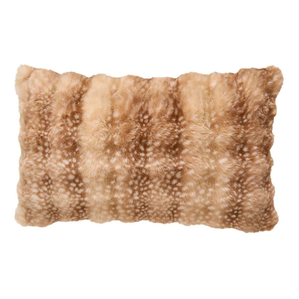 Coussin imitation fourrure 3d 