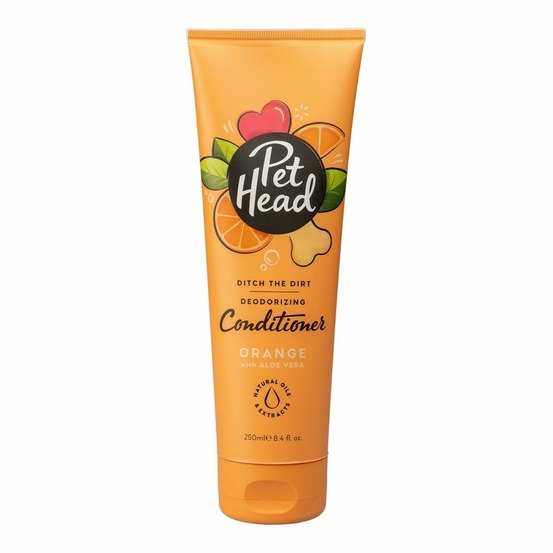 Après-shampooing pet head ditch the dirt orange chien (250 ml)