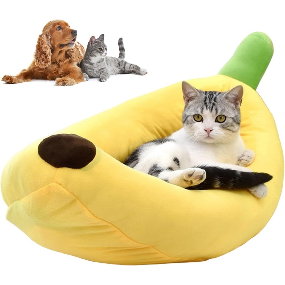 Lit pour chat en forme de banane-70*40*13cm