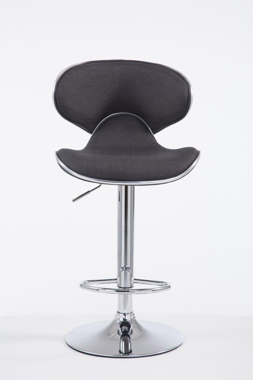 Tabouret de bar las vegas v2 tissu chromé