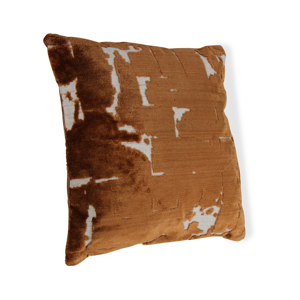 Coussin polyester marron - interior's