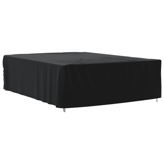 Housse de salon de jardin noir 350x260x90 cm oxford 420d