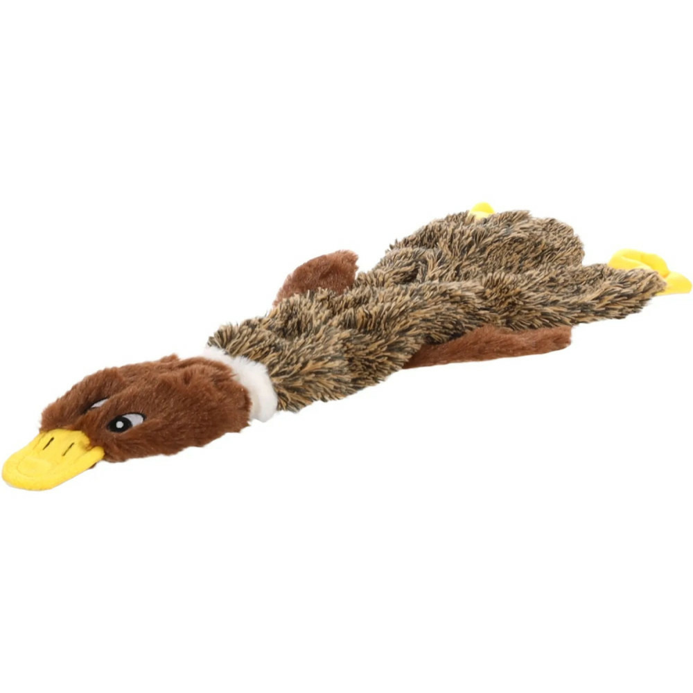 Jeux canard inez brun 47 cm pour chien
