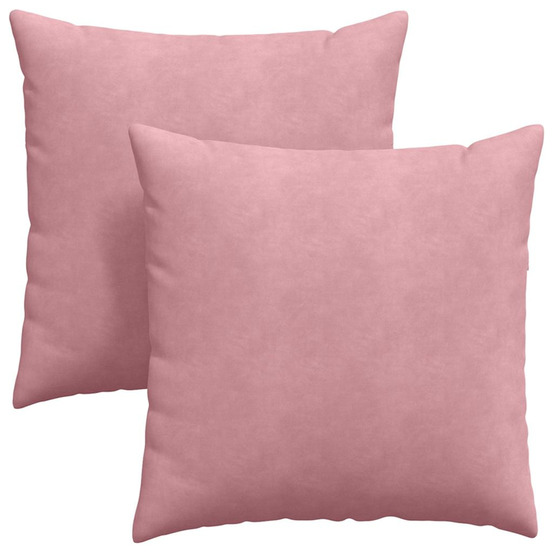 Coussins de canapé 2 pcs rose 60 x 60 cm