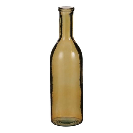Mica decorations rioja vase bouteille - h50 x ø15 cm - ocre