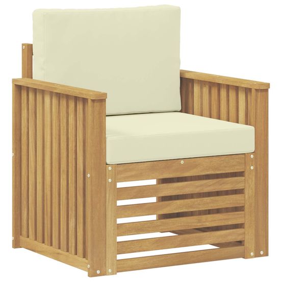 Ensemble de canapés d'extérieur polyester blanc