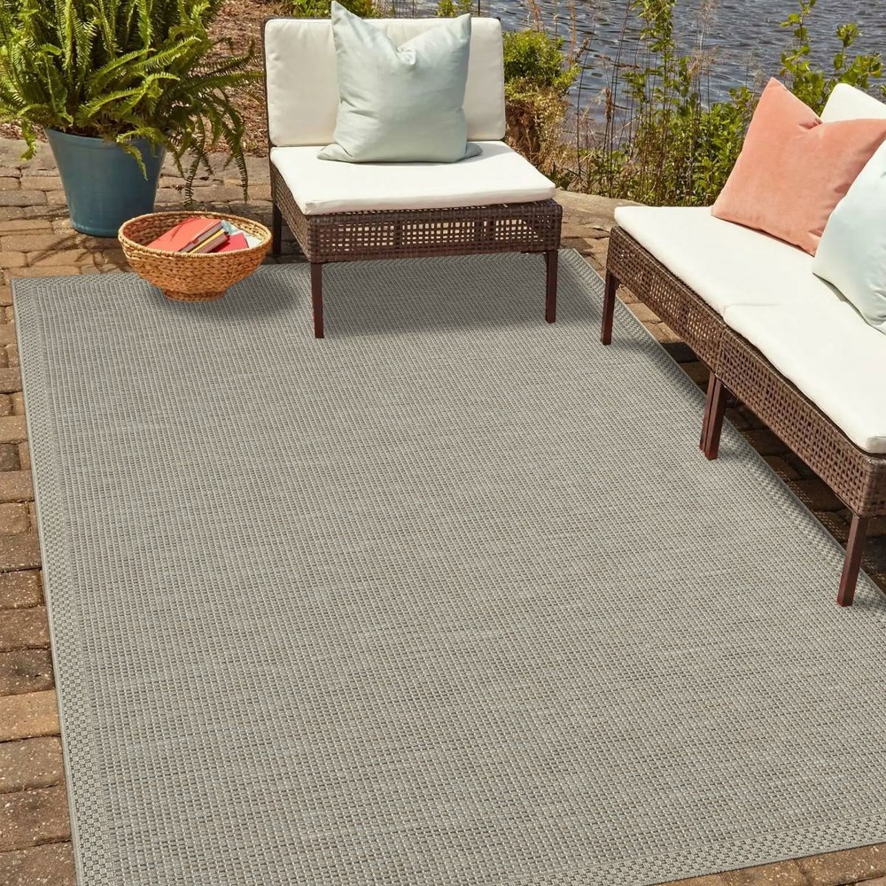 Tapis exterieur puket ex beige 160x220 en polypropylène doux et soyeux