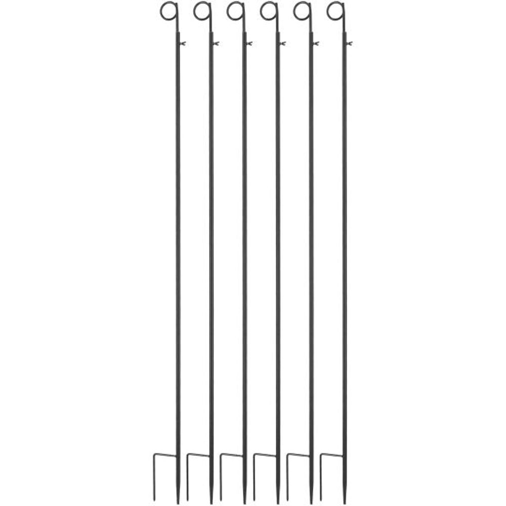 Support pour guirlande et éclairages extérieurs (lot de 6)