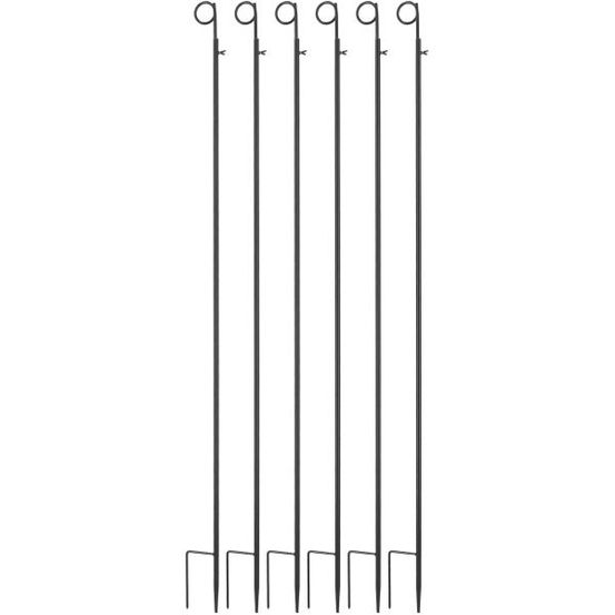 Support pour guirlande et éclairages extérieurs (lot de 6)