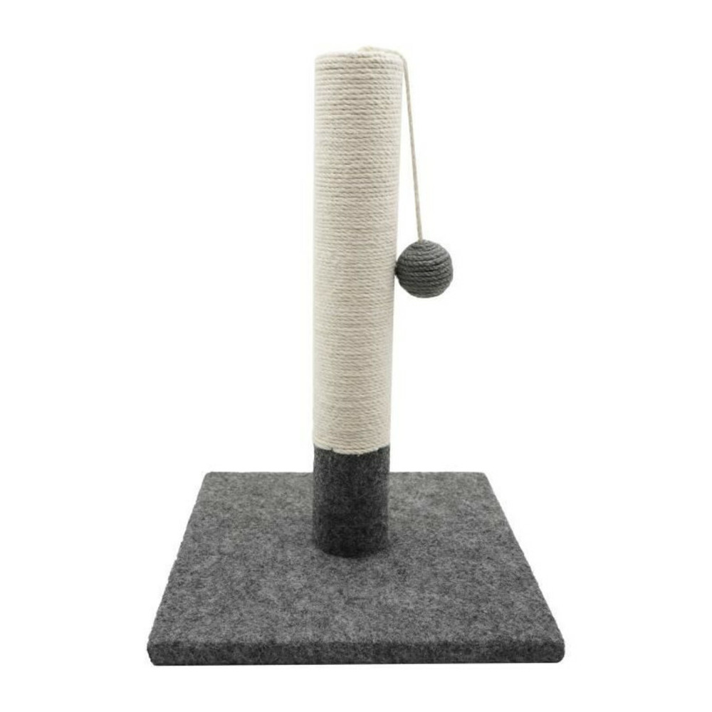 Poteau griffoir - tyrol - 404113 - simple - gris et blanc - 42cm