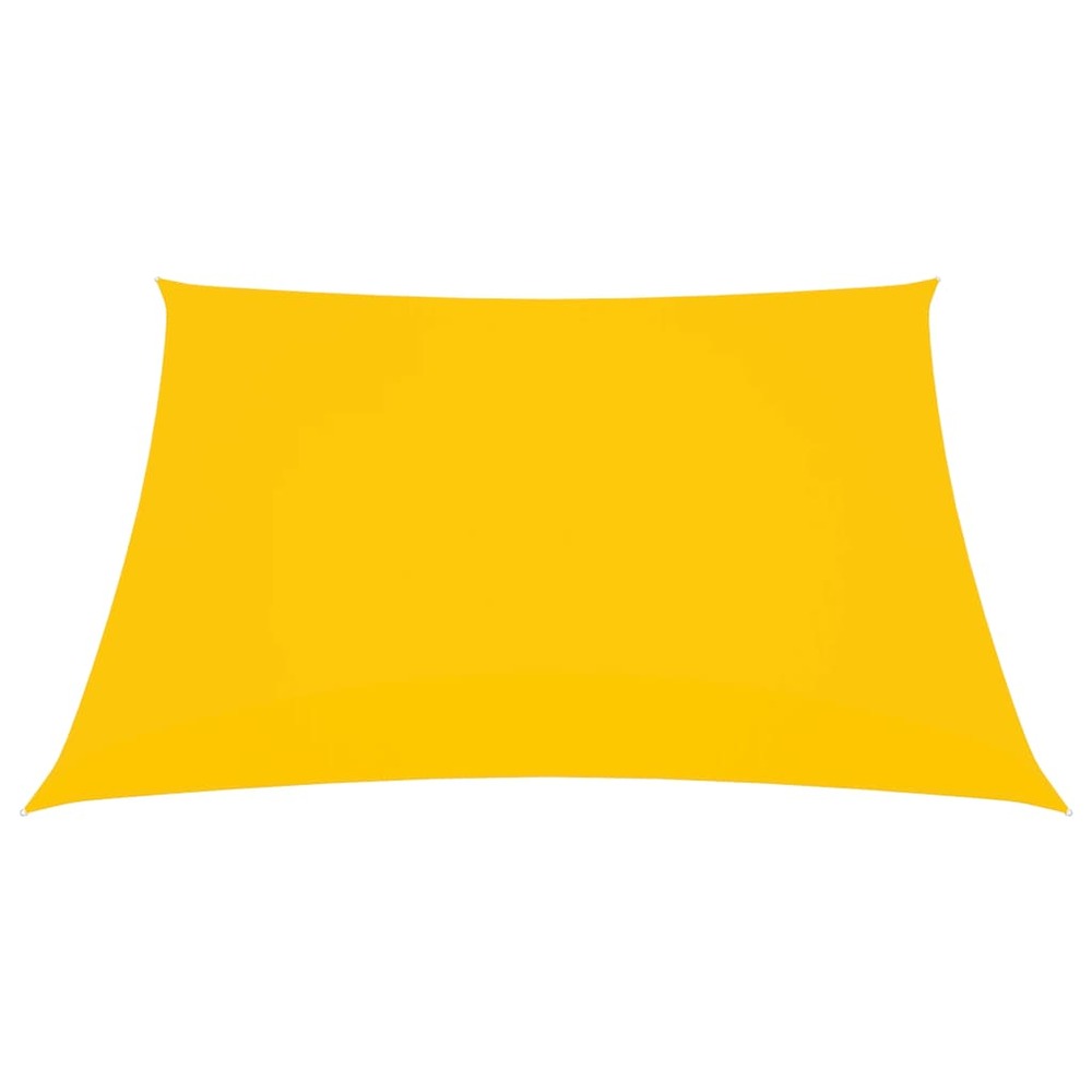 Voile toile d'ombrage parasol tissu oxford carré 7 x 7 m jaune